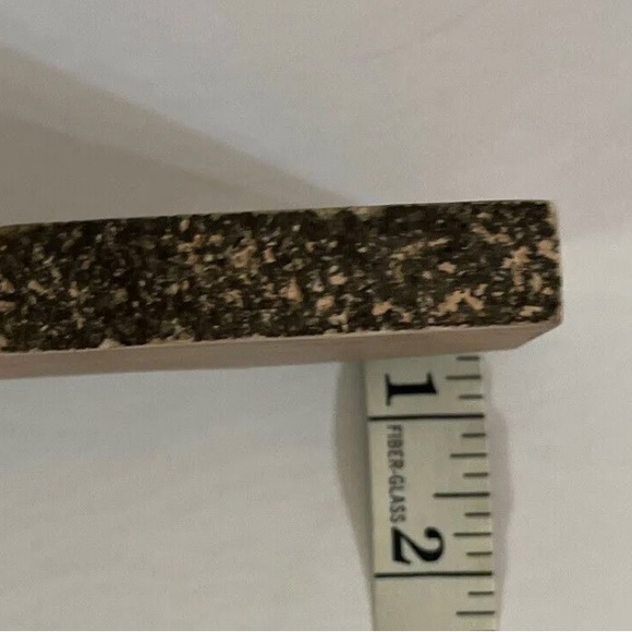 Small Polished Petrified Wood Full Slab w Bark 7 1/x 21/2” x 1/2” 10.3 oz. - Picture 4 of 5